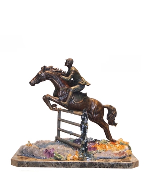 Bürünc heykəlcik Horse rider