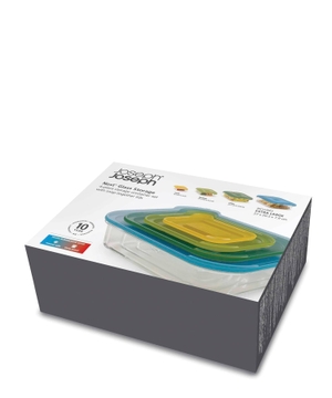 Стеклянный разноцветный набор для хранения продуктов Nest™