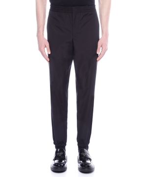 Jogging pants with elastic waist