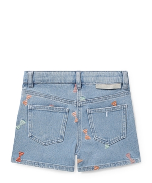 Embroidery embellished shorts