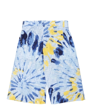 Printed straight shorts