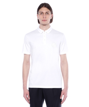 Short sleeve polo with classic collar