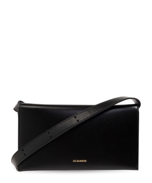 Logo detailed leather shoulder mini-bag