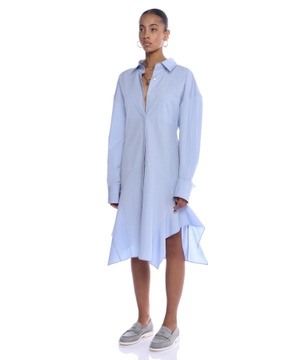 Cotton shirt dress