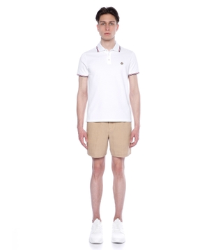 Short sleeve polo with classic collar