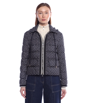 Printed quilted jacket