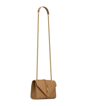 Envelope small leather shoulder bag