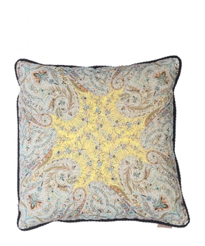Pillow with paisley pattern