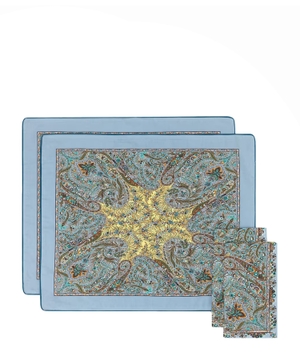 Placemat with Paisley pattern