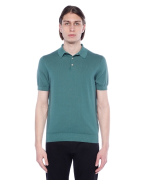 Short sleeve polo with classic collar