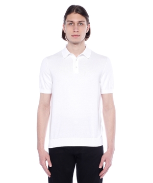 Short sleeve polo with classic collar