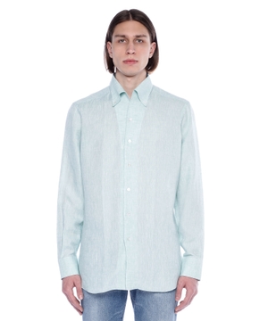 Long sleeve shirt with classic collar