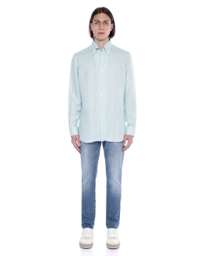 Long sleeve shirt with classic collar