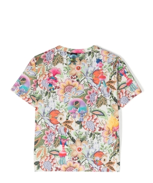 Short sleeve T-shirt with floral print