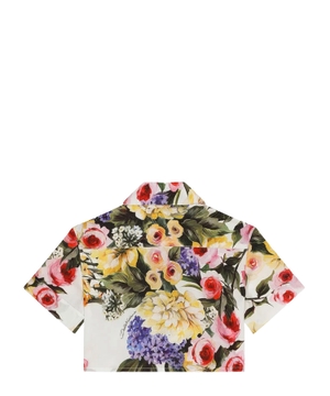 Floral print short sleeve shirt