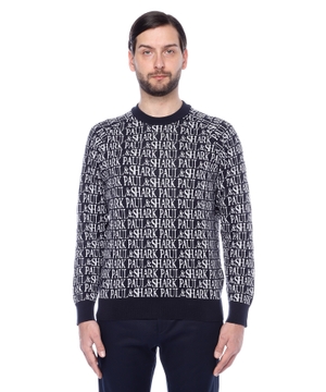 Long sleeve jumper with logo print