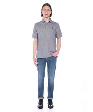 Short sleeve polo with classic collar