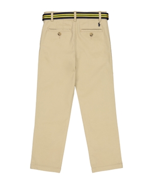 Straight fit trousers with belt