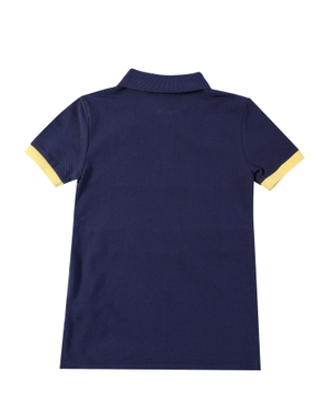 Short sleeve polo with logo embroidery