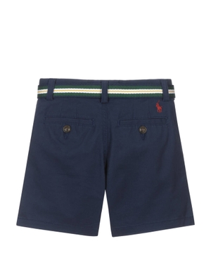 Straight-fit shorts with belt