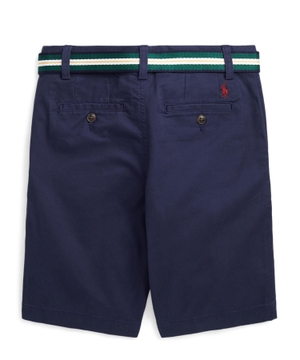 Straight-fit shorts with belt