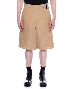 Bermuda shorts with logo detail