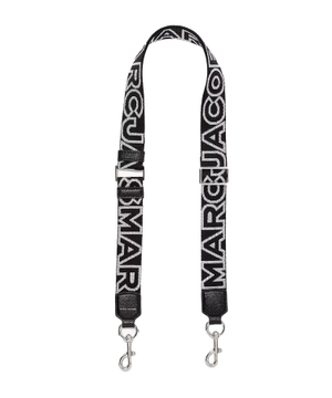 Bag strap with logo lettering