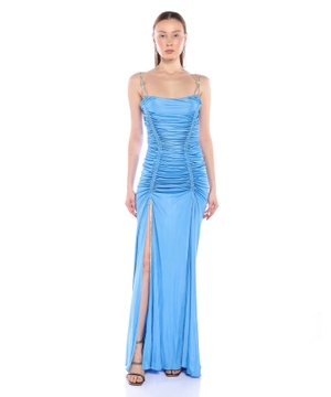 Draped maxi dress