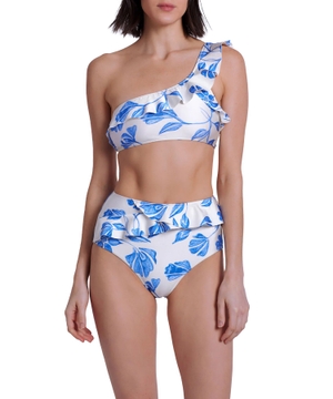 Bikini bottom with floral print