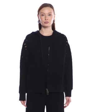 Broderie anglaise hoodie