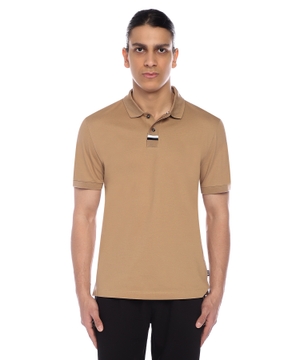 Short sleeve polo with classic collar