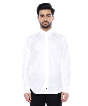 Long sleeve shirt with classic collar