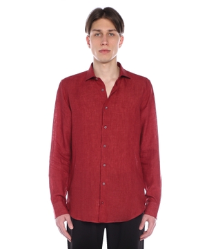 Long sleeve shirt with classic collar