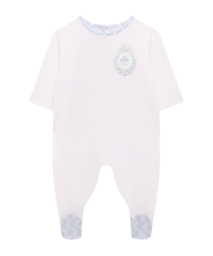 Logo printed babysuit set