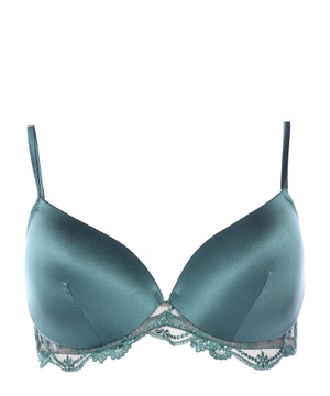 Lace detailed bra