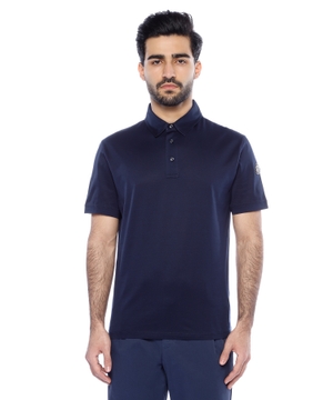 Short sleeve polo with classic collar