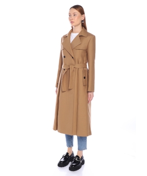 Double breasted trench coat