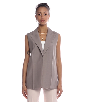 Wool blend vest