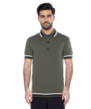 Short sleeve polo with classic collar