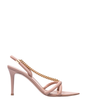 Minerva sandals with a chain