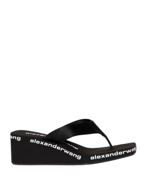 Logo print sandals