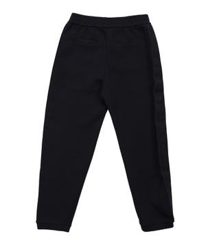 Jogging pants with elastic waist