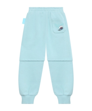 Jogging pants with elastic waist