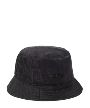 Printed panama with logo detail