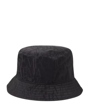 Printed panama with logo detail
