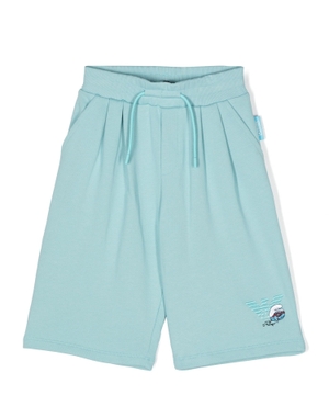 Elasticated shorts with logo detail