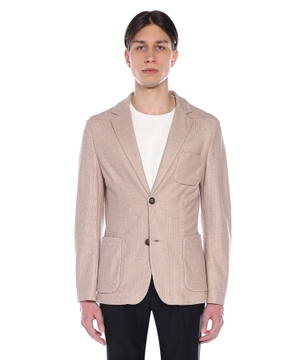 Long sleeve blazer with button fastening