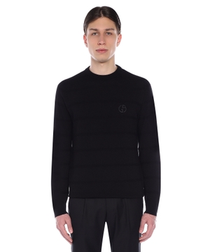 Round neck jumper with long sleeves