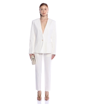 V-neck blazer
