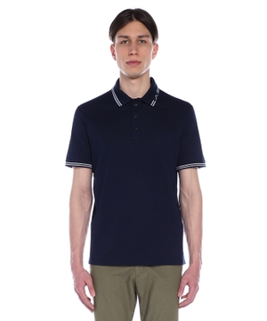 Short sleeve polo with classic collar